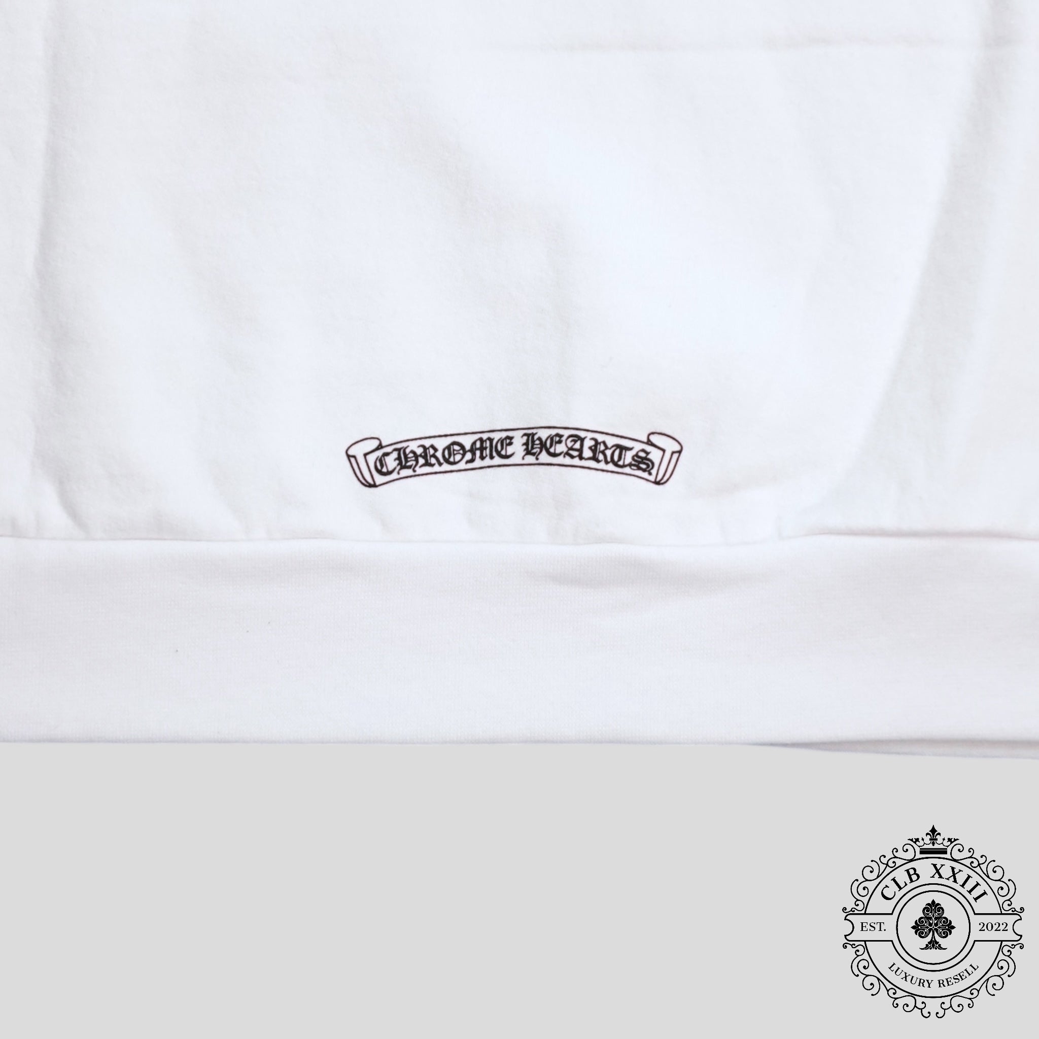 Chrome Hearts Love You Crewneck in White
