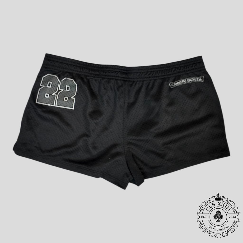 Chrome Hearts Women's Mesh Shorts in Black