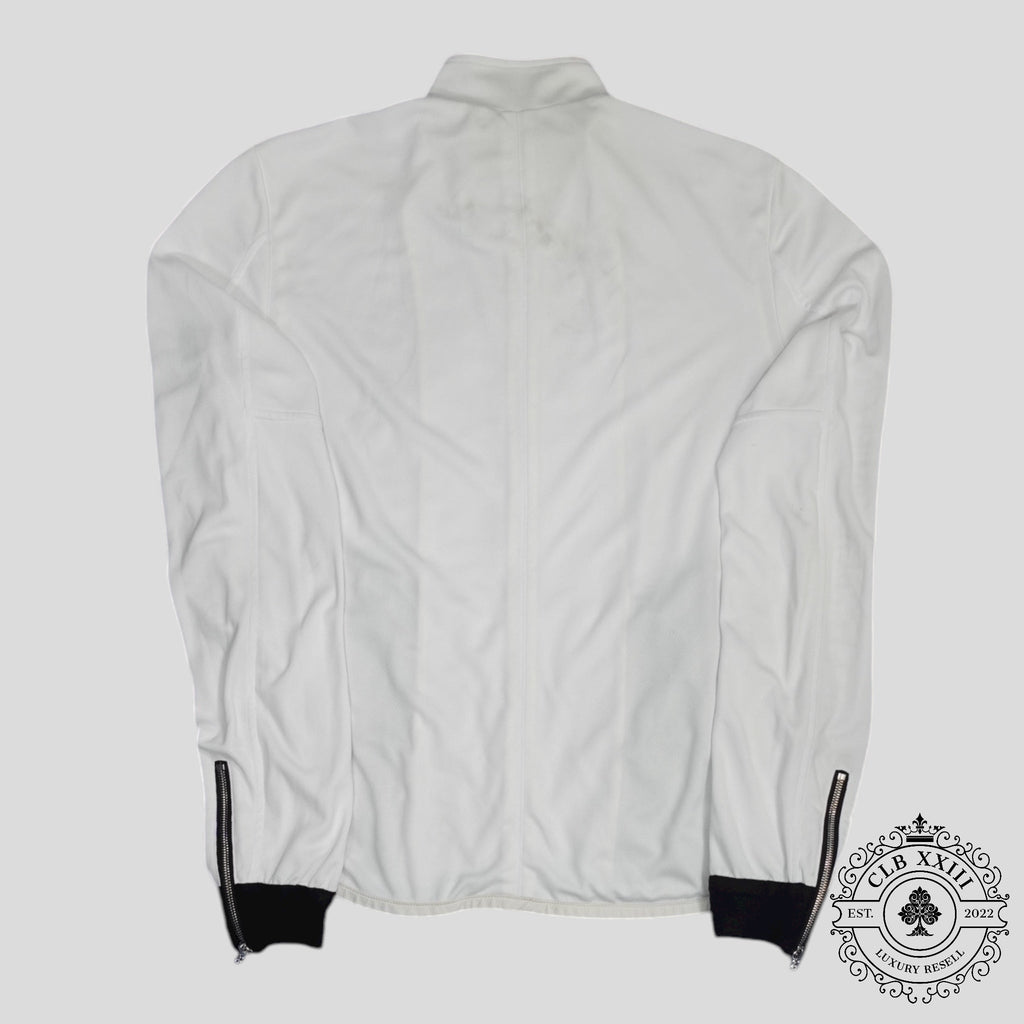 Chrome Hearts Horseshoe Logo Mesh Track Jacket in White