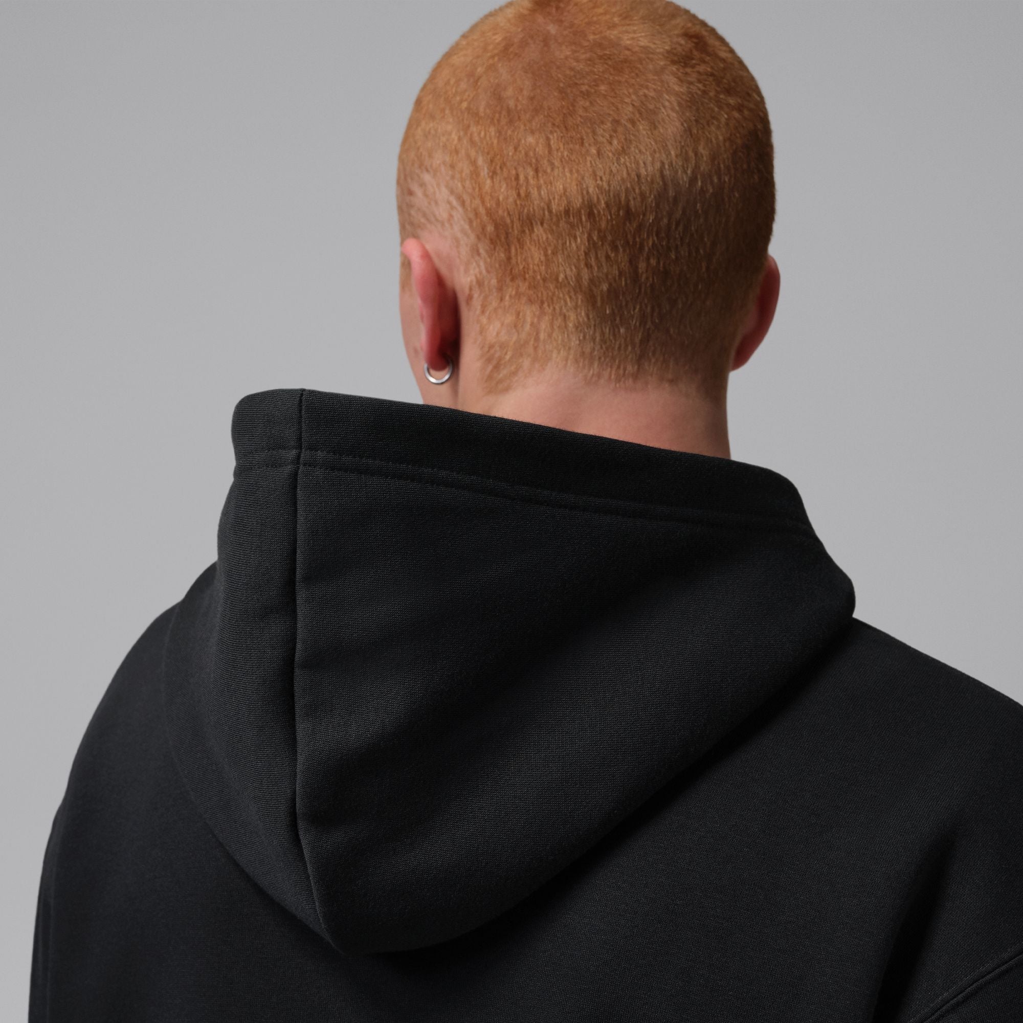 Air Jordan Mens Brooklyn Fleece Pullover Hoodie - Black