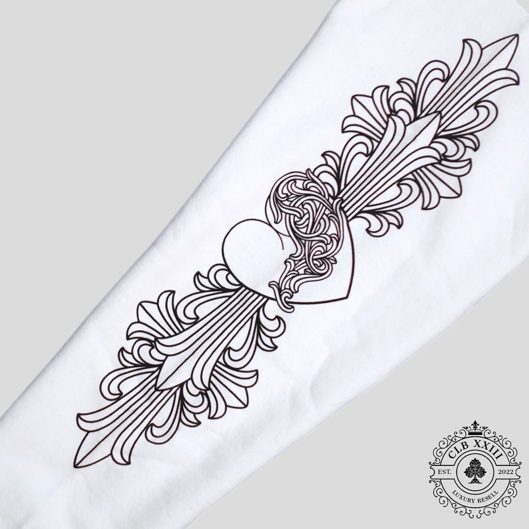 Chrome Hearts Love You Crewneck in White