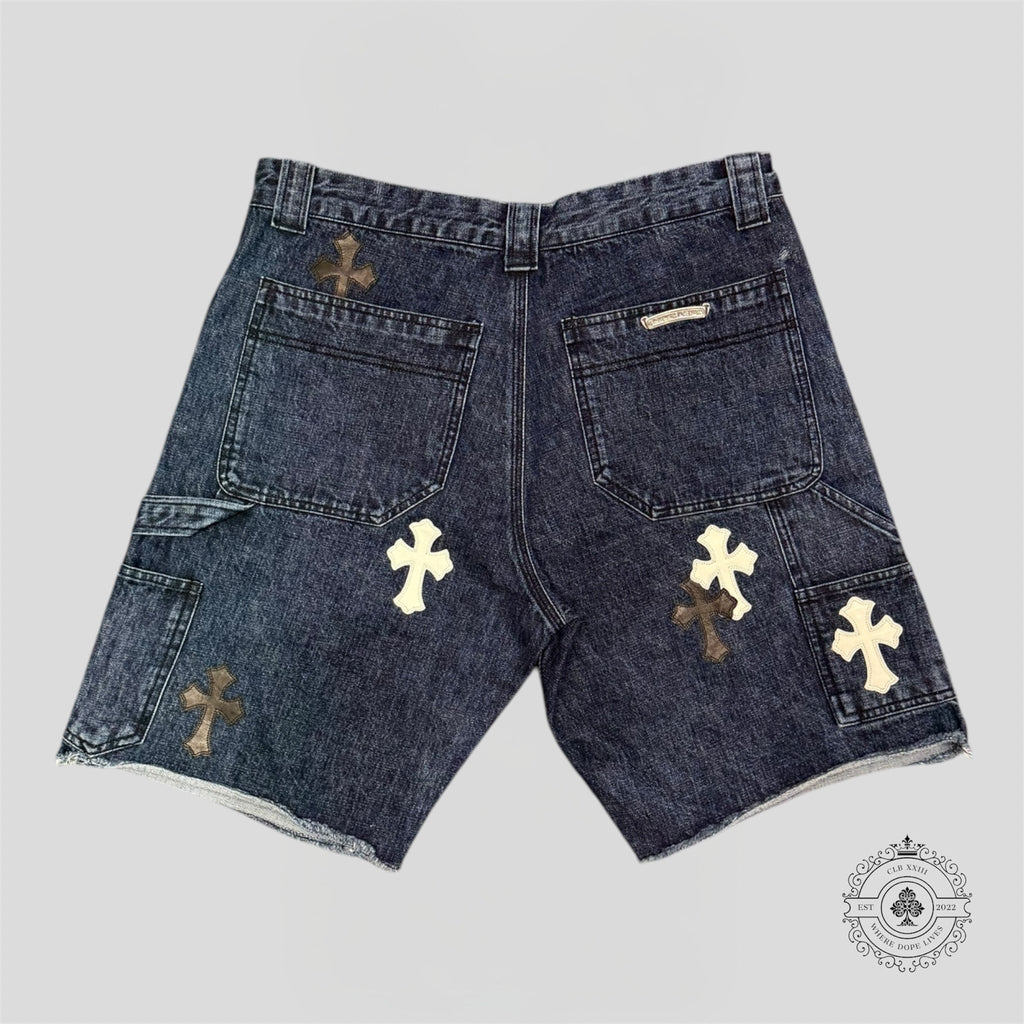 Chrome Hearts Cross Patch Shorts