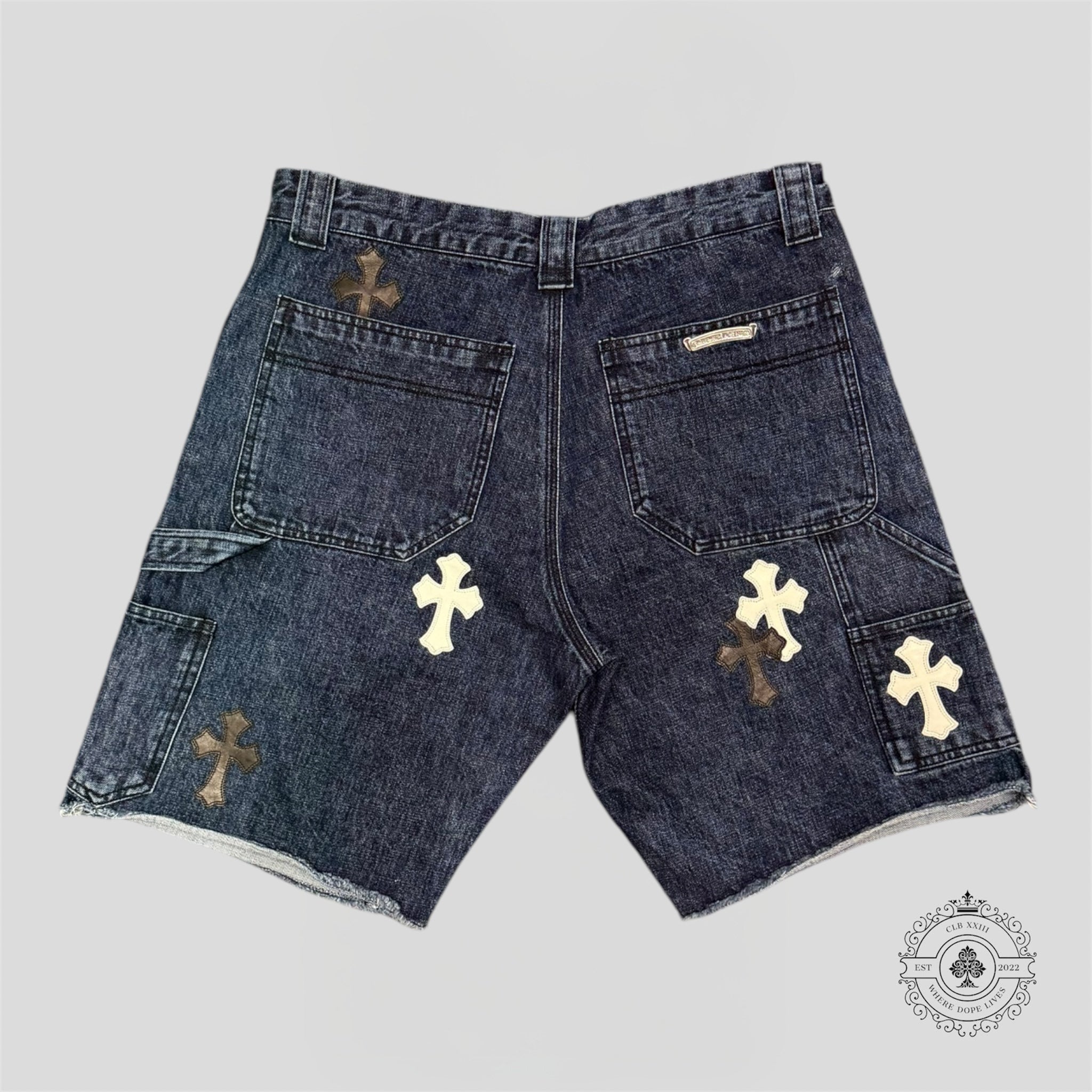 Chrome Hearts Cross Patch Shorts