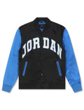 Air Jordan Mens Collegiate Varsity Jacket - Black/Sport Blue