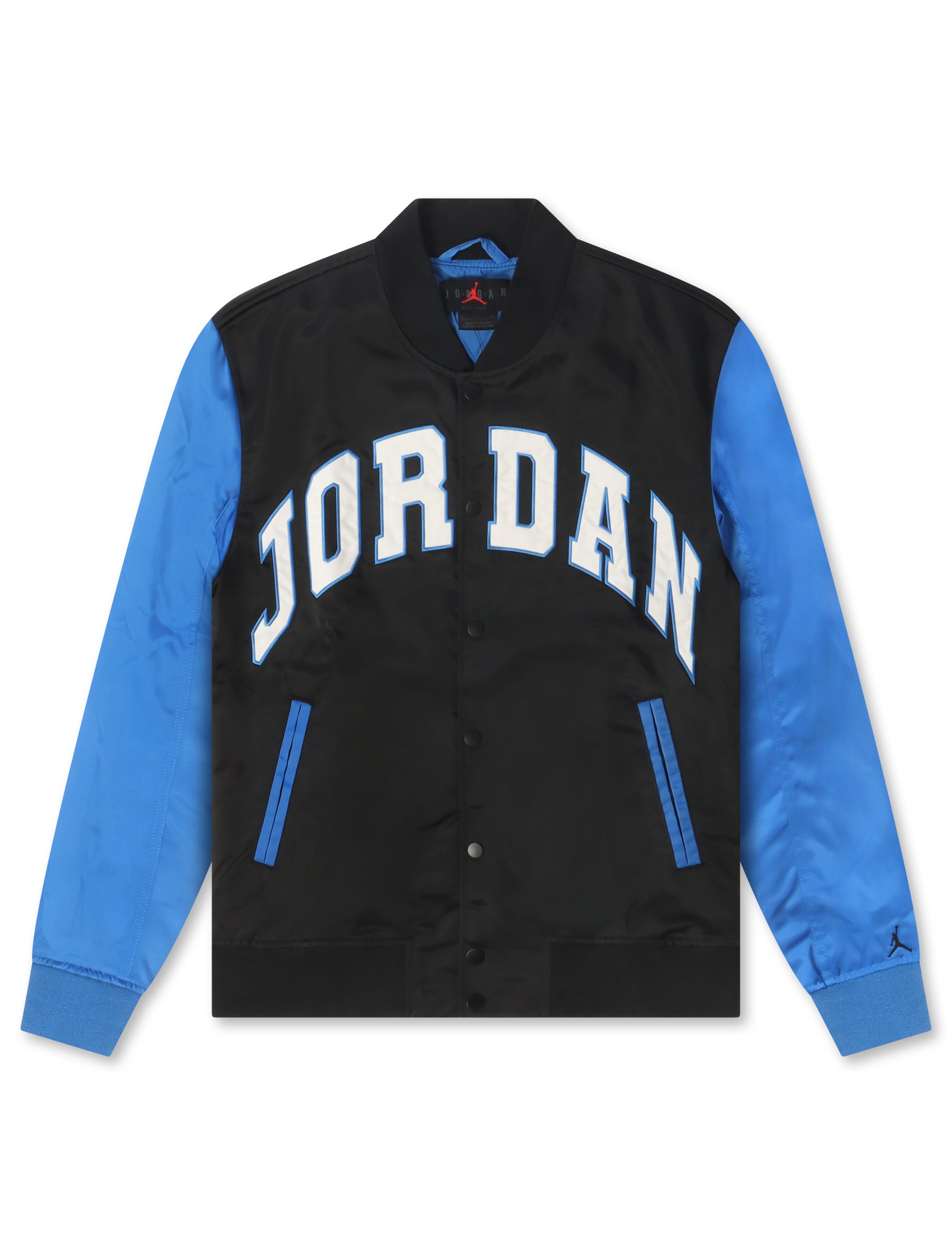 Air Jordan Mens Collegiate Varsity Jacket - Black/Sport Blue