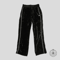 Amiri Crushed Velvet Track Pants in Black