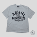 Amiri Records Wolf T-Shirt in White/Black