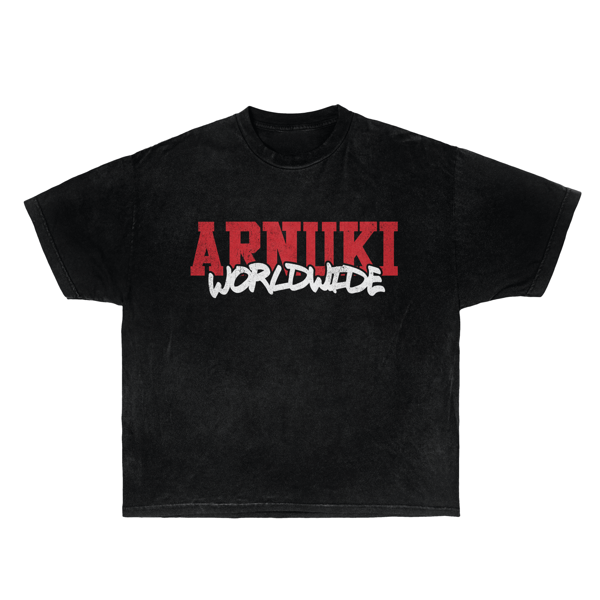 Arnuki Takeover Streetwear Tee Black Cotton True To Size Graphic Tee For Everyday Street Style