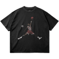 Basketball Garment Dyed Streetwear Tee 260 GSM Cotton T Shirt For Athleisure And Casual Wear