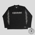 Chrome Hearts Mesh Warm Up Long Sleeve Jersey in Black