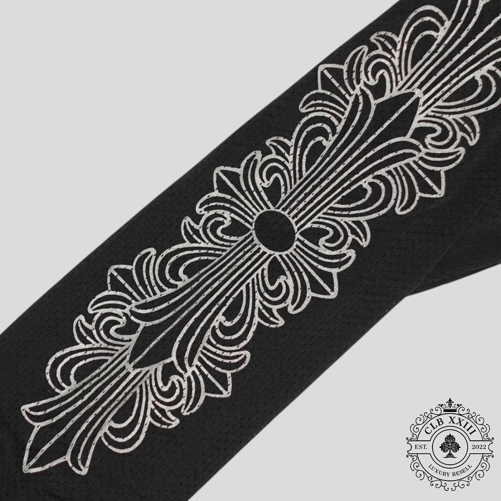 Chrome Hearts Mesh Warm Up Long Sleeve Jersey in Black