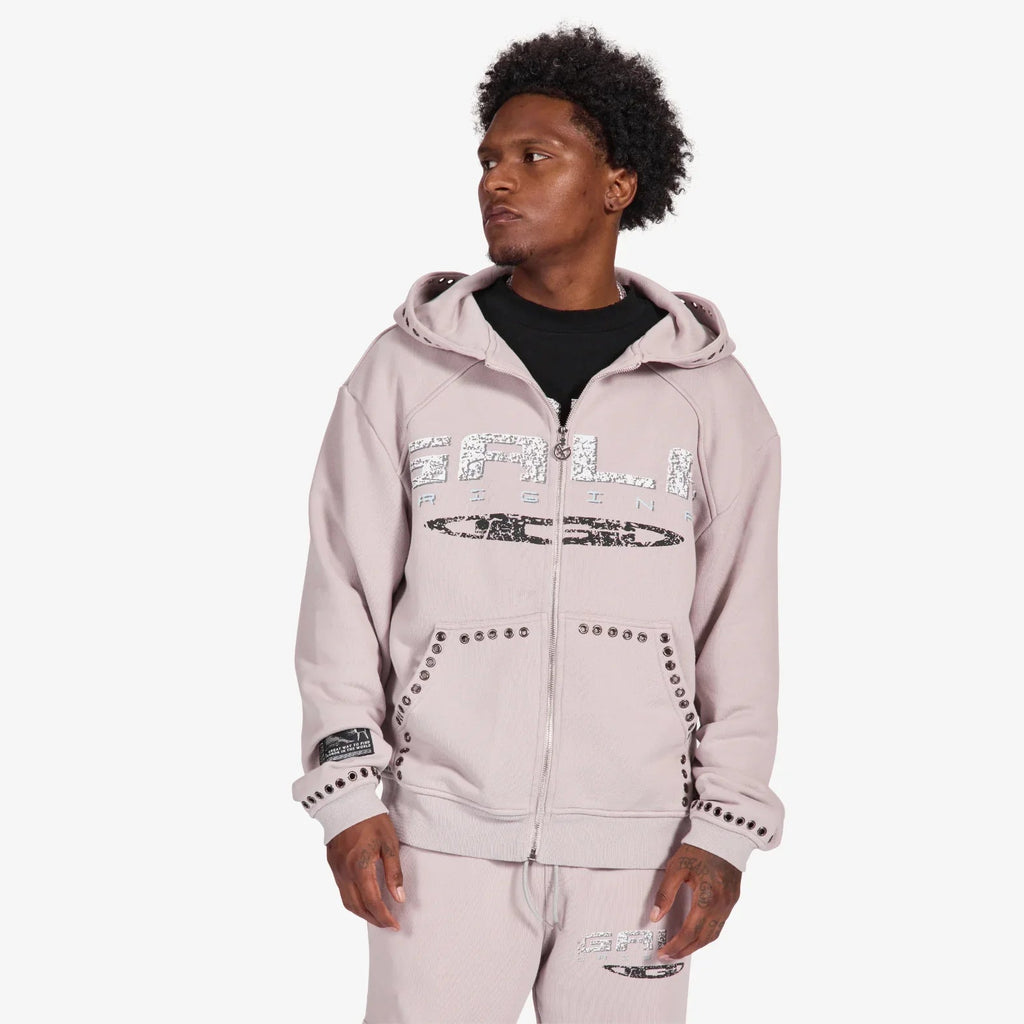 Gala Original Harpy Grommet Hoodie - Washed Cement