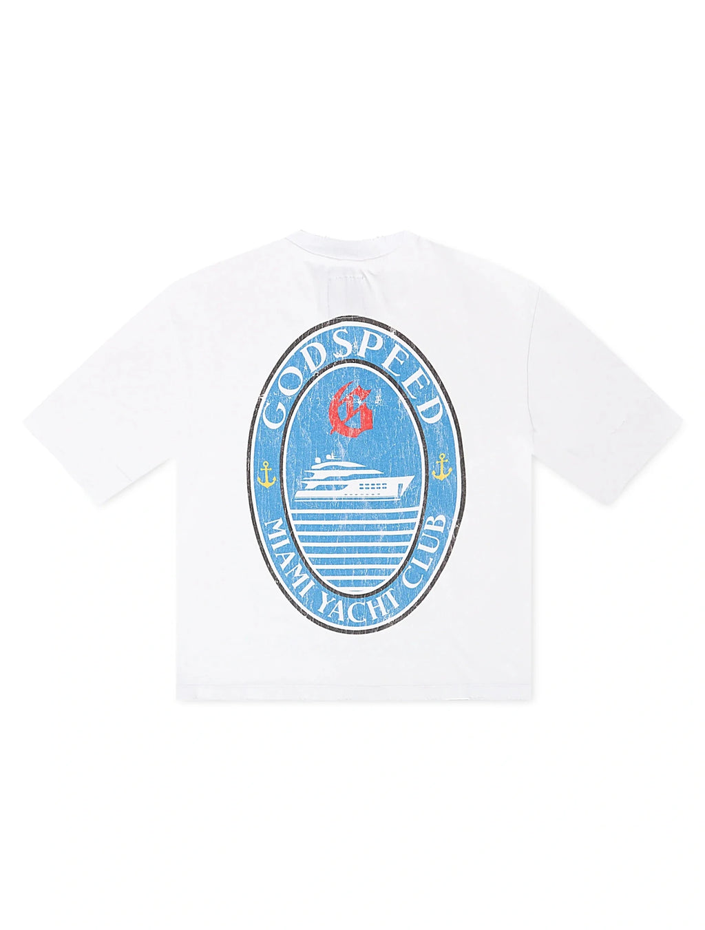 Godspeed GMYC Wave Runner Boxy Tee - White