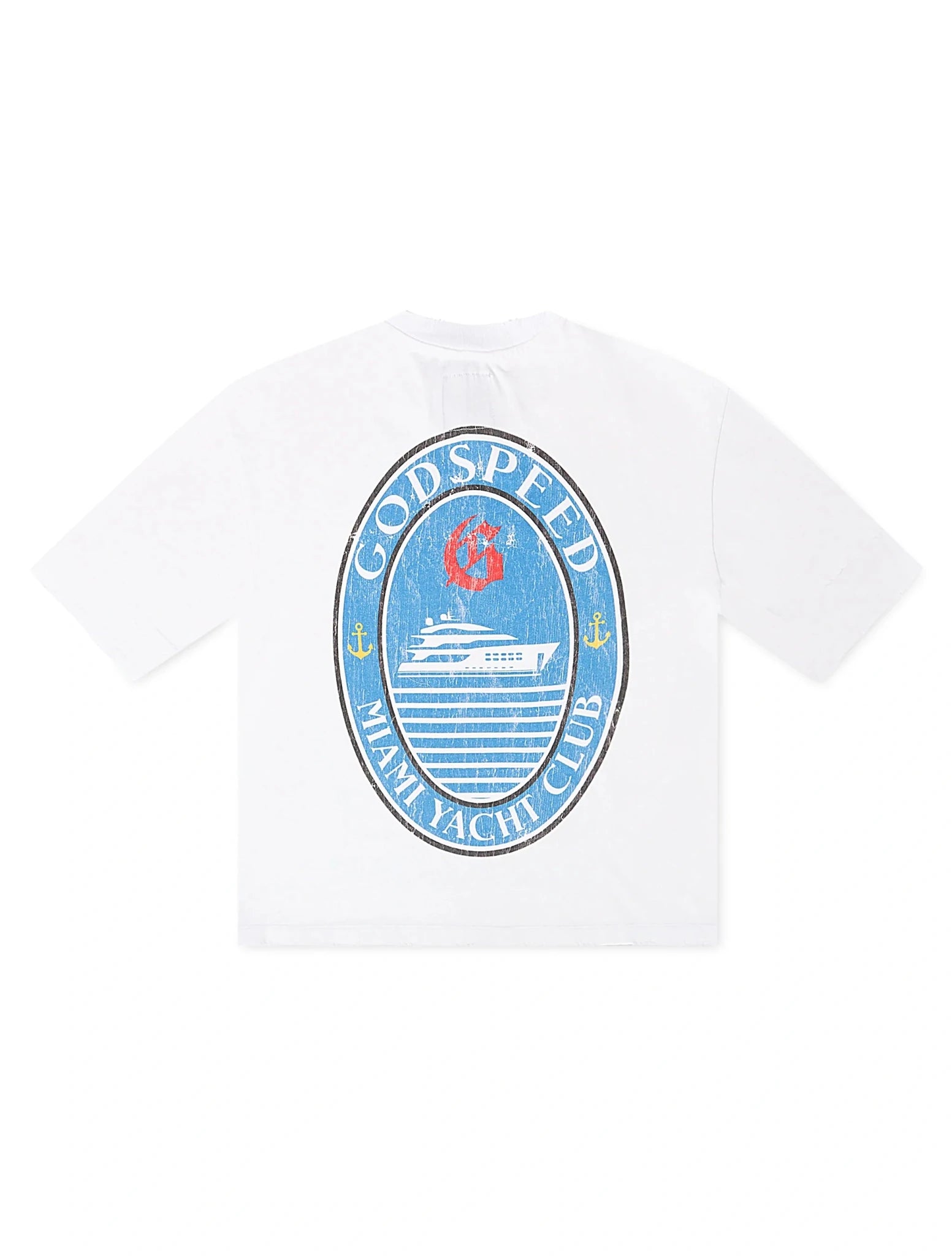 Godspeed GMYC Wave Runner Boxy Tee - White