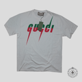 Gucci Blade Print T-Shirt in White/Green/Red