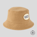 Gucci Patch Bucket Hat in Beige