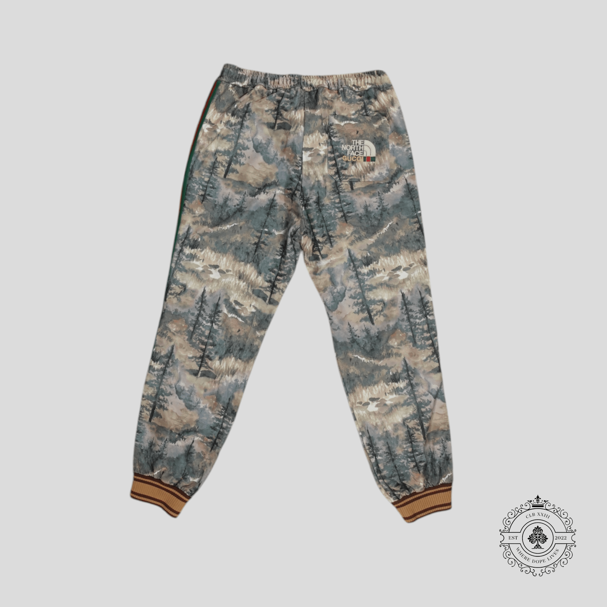 Gucci X The North Face Forest Print Jogger Pants