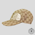 Gucci X The North Face Hat in Camel / Orange