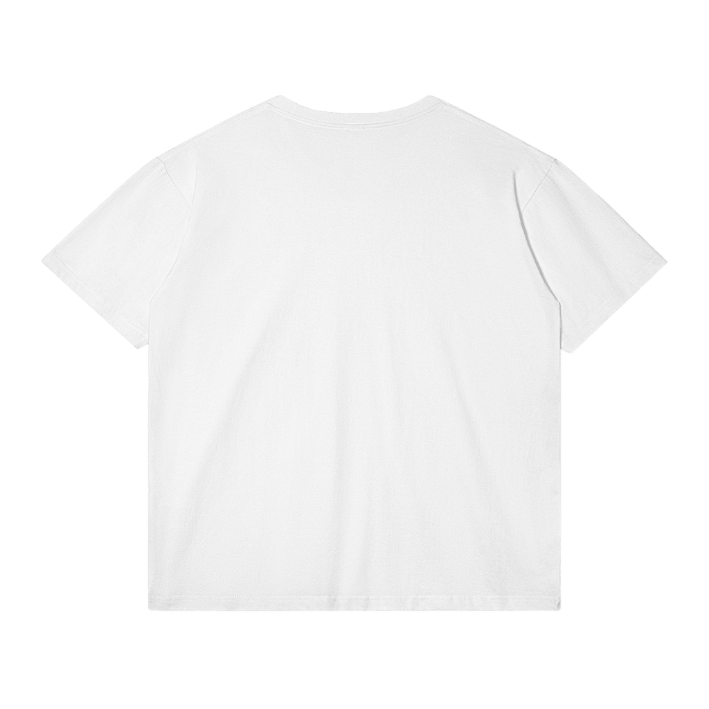 HEAR Streetwear Tee White Cotton T Shirt Classic Fit 180 GSM DTG Print