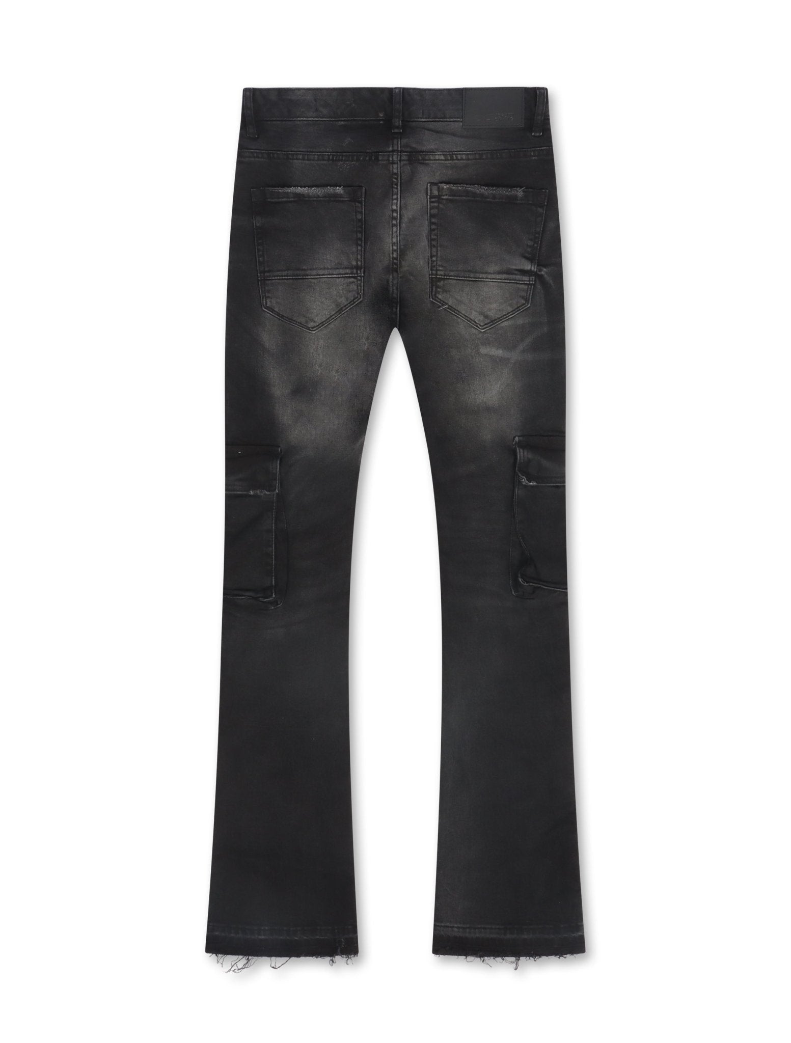 Jordan Craig Cargo Stacked Jean - Black