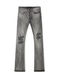 Jordan Craig Stacked Shredded Jeans - Smoked Gray