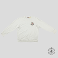 Moncler Logo Patch Crewneck in White