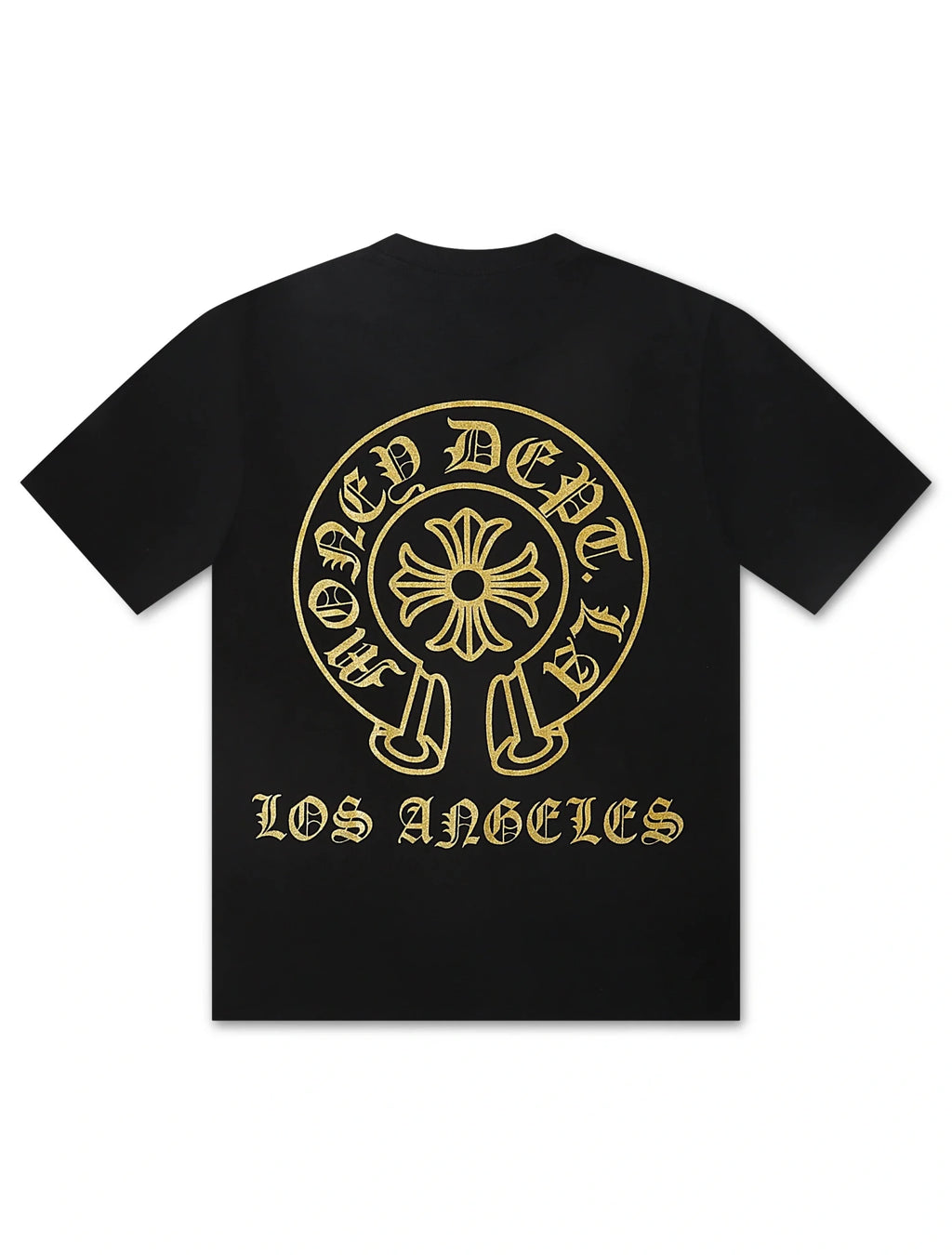 Money Dept. Vintage Old English Tee - Black/Gold