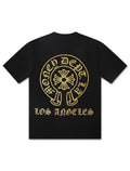 Money Dept. Vintage Old English Tee - Black/Gold