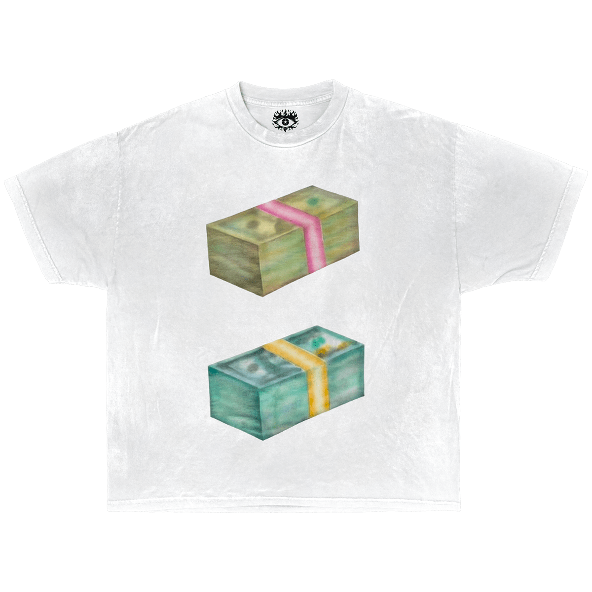 Money Streetwear Boxy Tee Cotton Boxy Fit 240 GSM Unisex Tee Premium