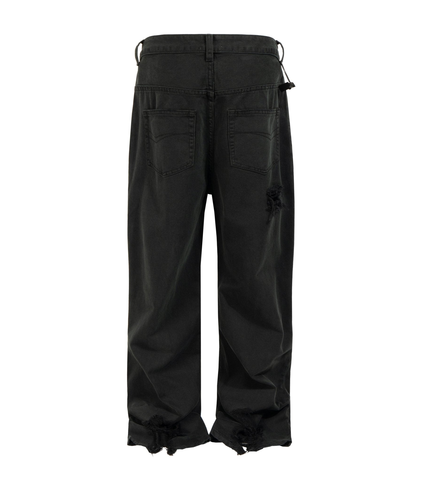 NOIR DESTROYED WORK PANTS