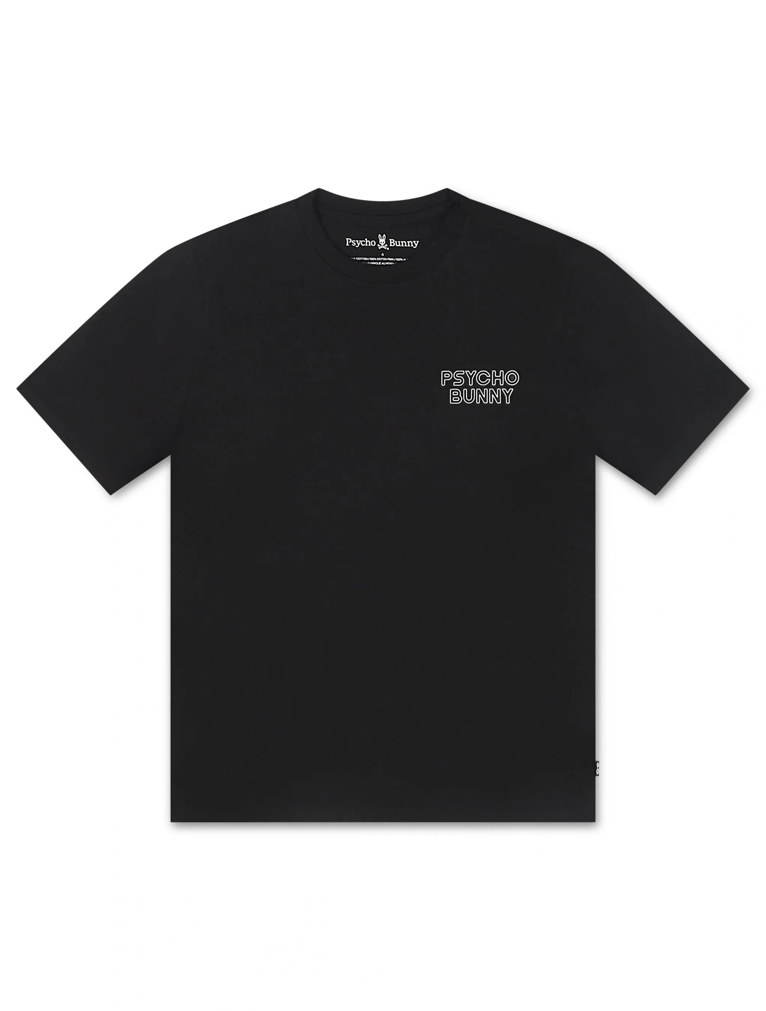 Psycho Bunny Sydney Back Graphic Tee - Black