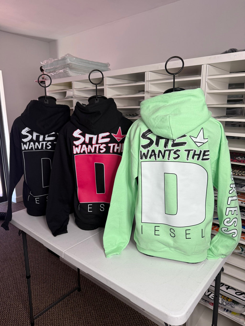 She Wants the Diesel Hoodie