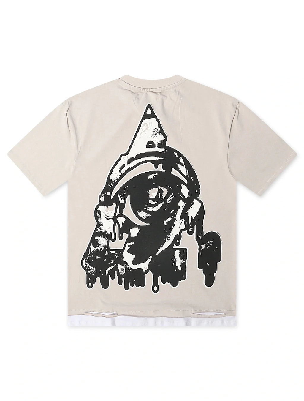 Starseed Big Head Alien Oversized Tee - Grey