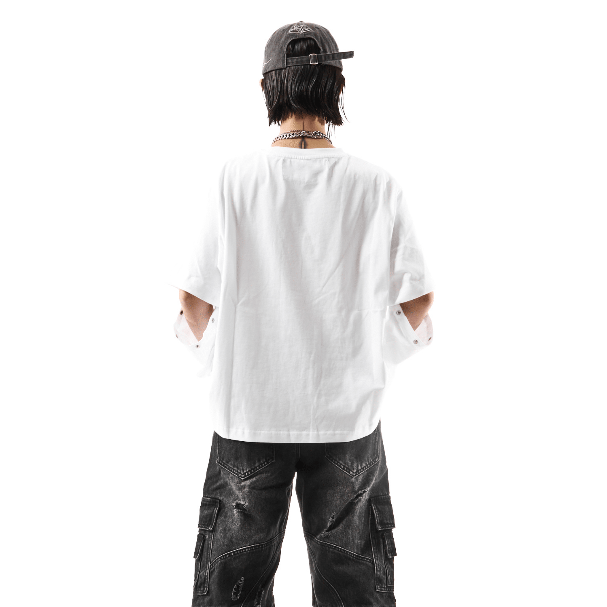 "TRIBAMETAL" LOGO TRNSFRMR L/S - ANGEL