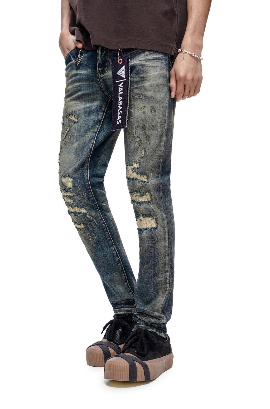 Valabasas Leader Skinny Jean - Dark Blue Vintage