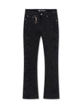 Valabasas Shock Stacked Jeans - Jet Black