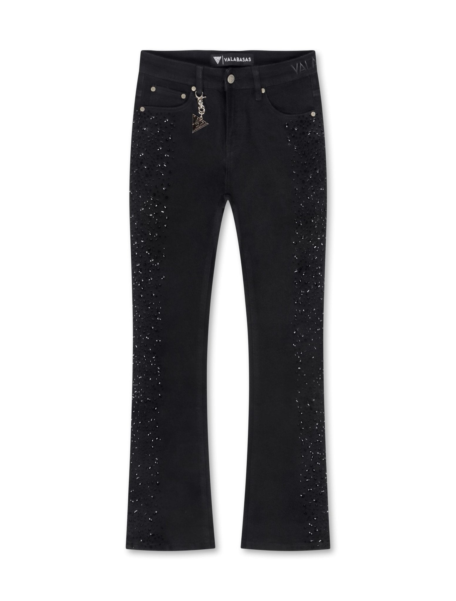 Valabasas Shock Stacked Jeans - Jet Black