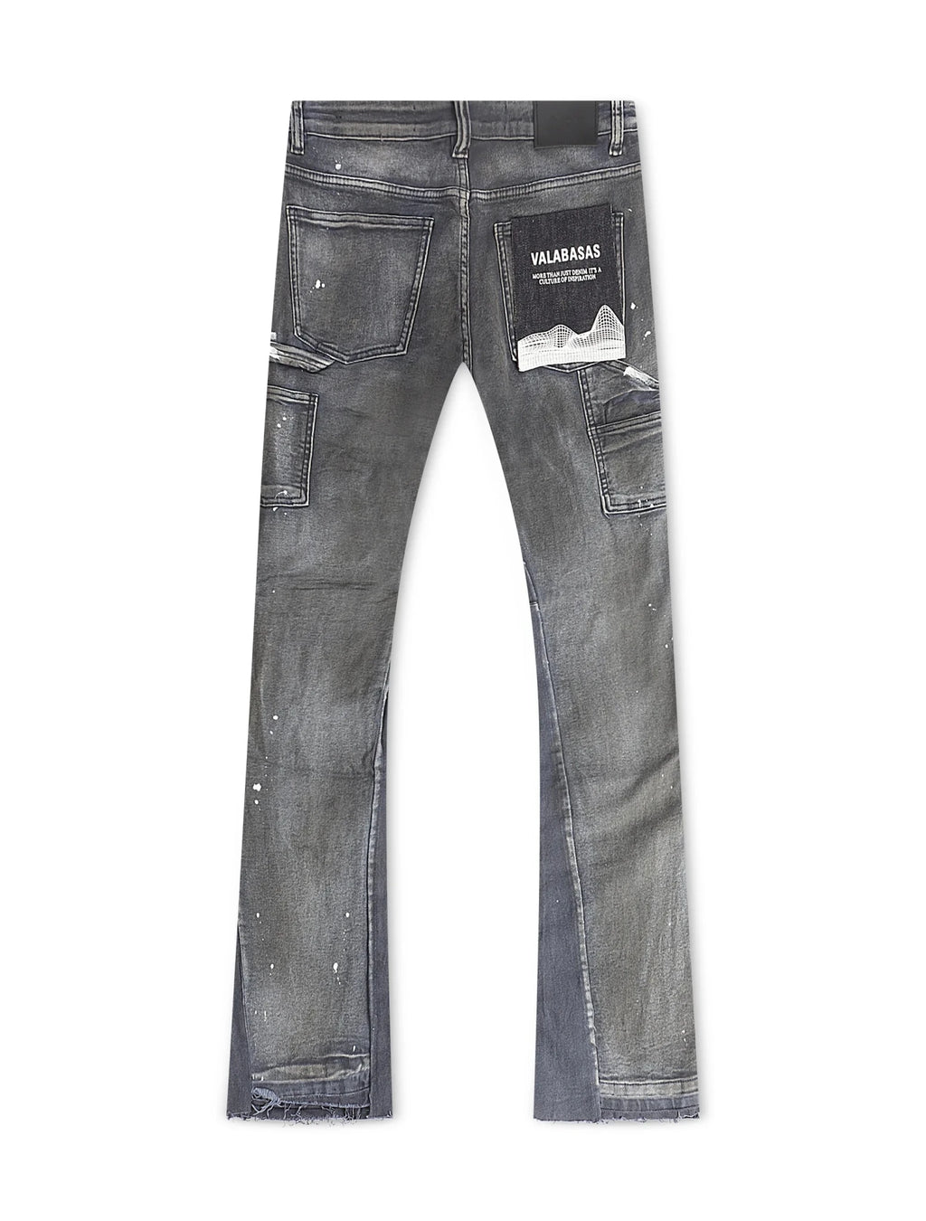 Valabasas Stellar Night Stacked Jeans - Dark Blue