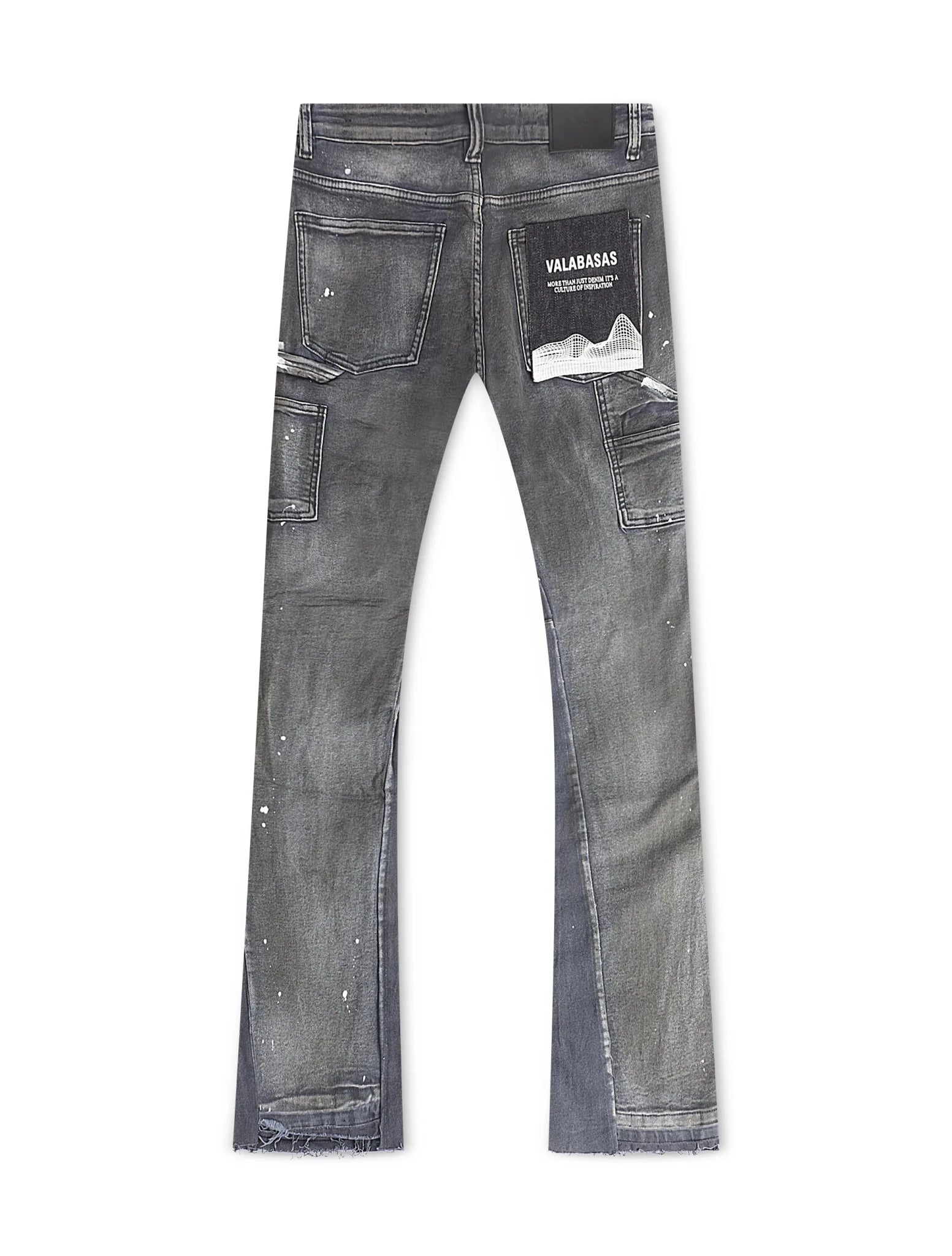 Valabasas Stellar Night Stacked Jeans - Dark Blue