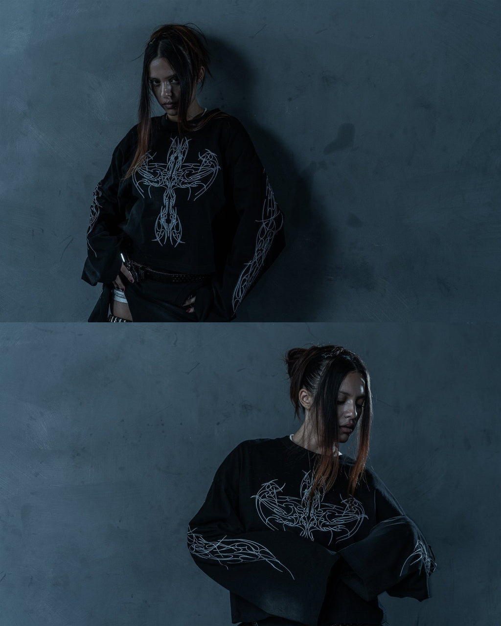 "WINGS OR DEATH" L/S - MIDNIGHT
